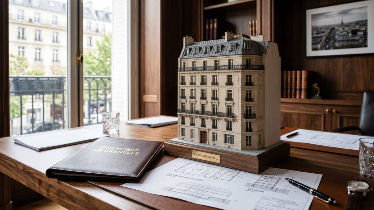 Architecture patrimoniale illustrant les solutions d'investissement et la gestion de fortune